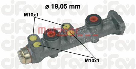 METZGER AUTOTEILE Hovedbremsecylinder 202150 for FIAT