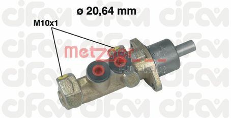 METZGER AUTOTEILE Hovedbremsecylinder 202242 for RENAULT