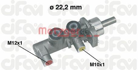METZGER AUTOTEILE Hovedbremsecylinder 202380 for OPEL
