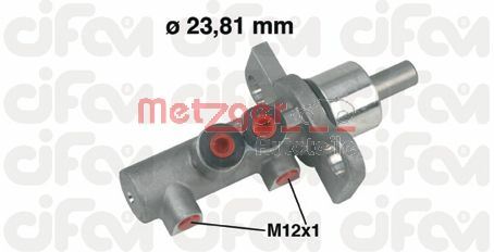 METZGER AUTOTEILE Hovedbremsecylinder 202260 for VAG PORSCHE