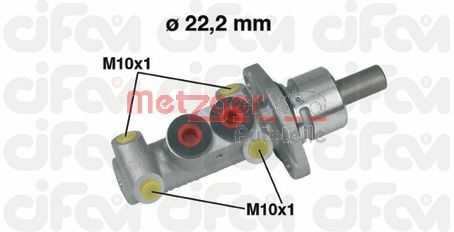 METZGER AUTOTEILE Hovedbremsecylinder 202302 for VAG
