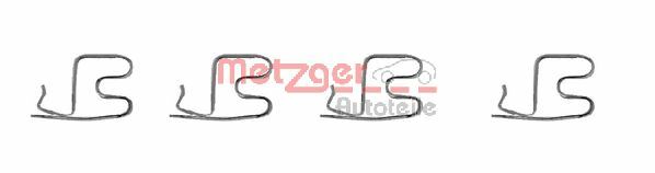 METZGER AUTOTEILE Tilbehørssæt, skivebremsebelægning 1091219