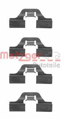 METZGER AUTOTEILE Tilbehørssæt, skivebremsebelægning 1091211 for CITROËN/PEUGEOT VAG RENAULT
