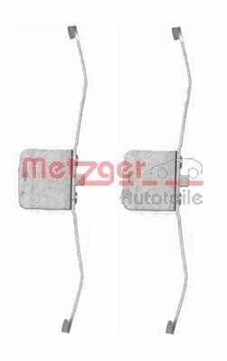 METZGER AUTOTEILE Tilbehørssæt, skivebremsebelægning 1091639 for OPEL FORD VOLVO VAG MAZDA