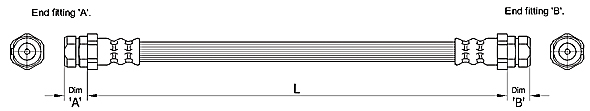 METZGER AUTOTEILE Bremseslange 4110244 for VW