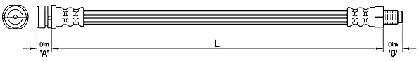 METZGER AUTOTEILE Bremseslange 4110368 for VOLVO