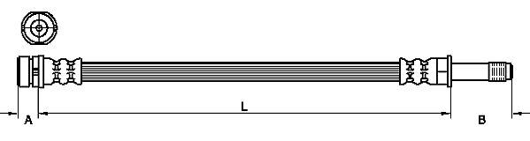METZGER AUTOTEILE Bremseslange 4111218 for FORD
