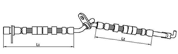 METZGER AUTOTEILE Bremseslange 4110709 for MAZDA