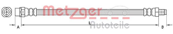 METZGER AUTOTEILE Bremseslange 4110942 for BMW