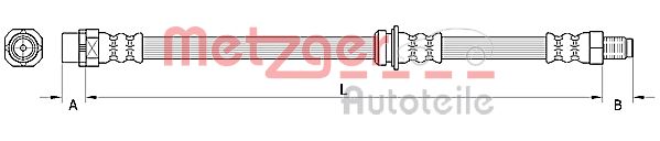 METZGER AUTOTEILE Bremseslange 4110946 for BMW