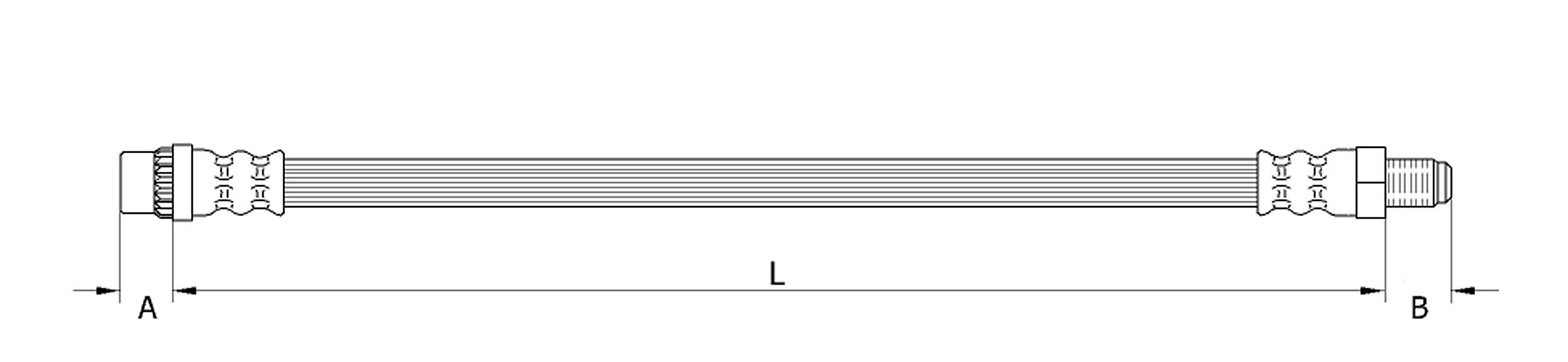 METZGER AUTOTEILE Bremseslange 4110935 for OPEL GENERAL MOTORS