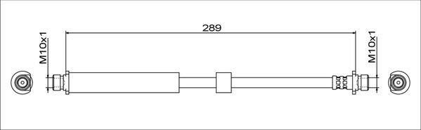 METZGER AUTOTEILE Bremseslange 4111764 Bagaksel højre for LAND ROVER