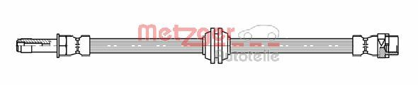 METZGER AUTOTEILE Bremseslange 4114072 for BMW