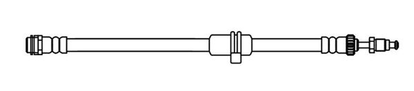 METZGER AUTOTEILE Bremseslange 4119084 ved bremsekaliber for MINI