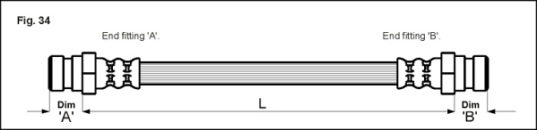 METZGER AUTOTEILE Bremseslange 4111682 for VAG