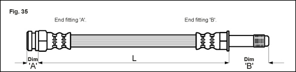 METZGER AUTOTEILE Bremseslange 4114800 for SKODA