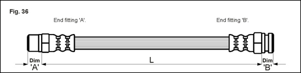 METZGER AUTOTEILE Bremseslange 4112520 for FORD VW