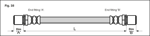 METZGER AUTOTEILE Bremseslange 4113667 for TOYOTA