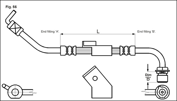 METZGER AUTOTEILE Bremseslange 4112333 for FORD
