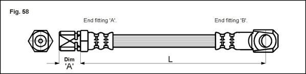 METZGER AUTOTEILE Bremseslange 4117018 for FIAT