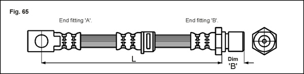 METZGER AUTOTEILE Bremseslange 4111758 for OPEL VAUXHALL