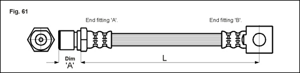 METZGER AUTOTEILE Bremseslange 4111757 for OPEL