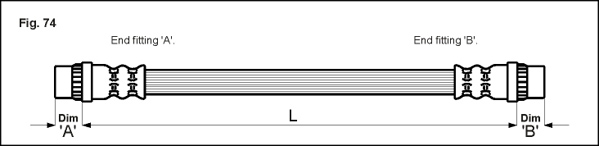 METZGER AUTOTEILE Bremseslange 4114765 for RENAULT