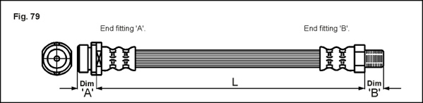 METZGER AUTOTEILE Bremseslange 4112316 for FORD