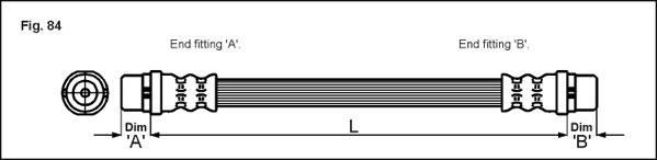 METZGER AUTOTEILE Bremseslange 4110341 for VW