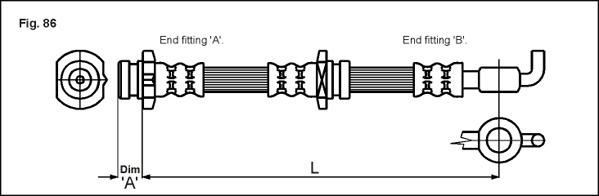 METZGER AUTOTEILE Bremseslange 4114757 for OPEL VAUXHALL ISUZU