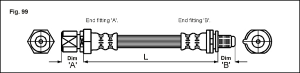 METZGER AUTOTEILE Bremseslange 4114730 for OPEL SAAB