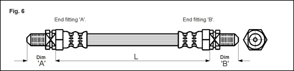 METZGER AUTOTEILE Bremseslange 4113254 for FORD