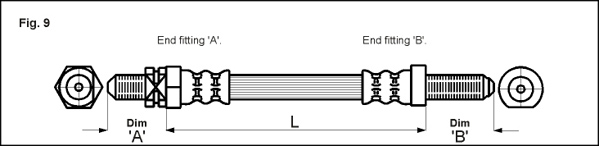 METZGER AUTOTEILE Bremseslange 4112103 for FORD