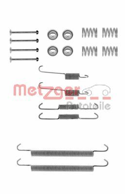 METZGER AUTOTEILE Tilbehørssæt, bremsebakker 1050757 for CITROËN/PEUGEOT RENAULT
