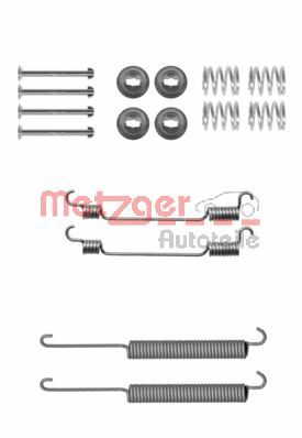 METZGER AUTOTEILE Tilbehørssæt, bremsebakker 1050806 for FORD NISSAN