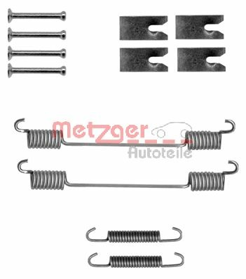 METZGER AUTOTEILE Tilbehørssæt, bremsebakker 1050836 for CITROËN/PEUGEOT