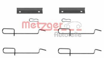 METZGER AUTOTEILE Tilbehørssæt, skivebremsebelægning 1091125 for CITROËN/PEUGEOT RENAULT