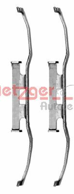 METZGER AUTOTEILE Tilbehørssæt, skivebremsebelægning 1091213 for MERCEDES-BENZ VW