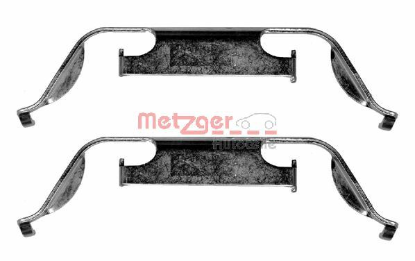 METZGER AUTOTEILE Tilbehørssæt, skivebremsebelægning 1091222 for BMW