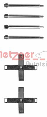 METZGER AUTOTEILE Tilbehørssæt, skivebremsebelægning 1091271 for OPEL VAUXHALL