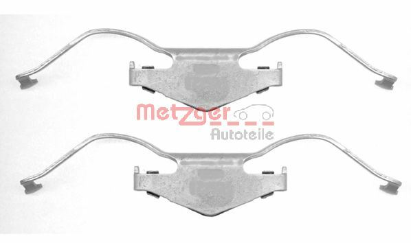 METZGER AUTOTEILE Tilbehørssæt, skivebremsebelægning 1091297 for OPEL FIAT