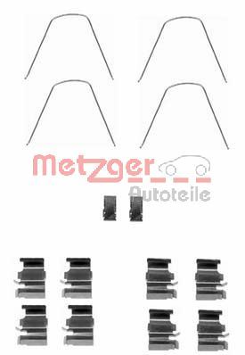 METZGER AUTOTEILE Tilbehørssæt, skivebremsebelægning 1091651 for MAZDA SUZUKI