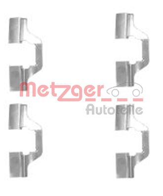 METZGER AUTOTEILE Tilbehørssæt, skivebremsebelægning 1091749