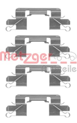 METZGER AUTOTEILE Tilbehørssæt, skivebremsebelægning 1091769