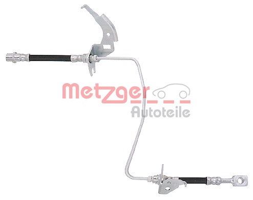 METZGER AUTOTEILE Bremseslange 4119358 Bagaksel venstre for OPEL
