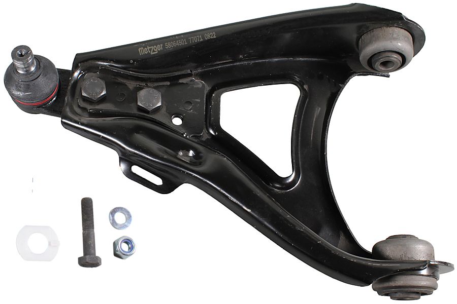 METZGER AUTOTEILE Bærearm, hjulophæng 58064501 nede for RENAULT