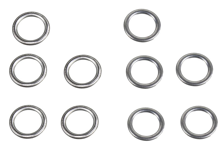 METZGER AUTOTEILE Pakningsring, olieaftapningsskrue 2430253 for FORD CUPRA PORSCHE