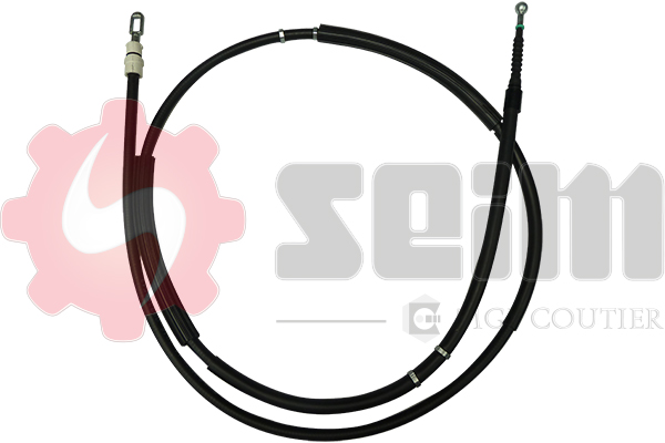 SEIM Håndbremsekabel 554015 bagved til højre for SEAT AUDI