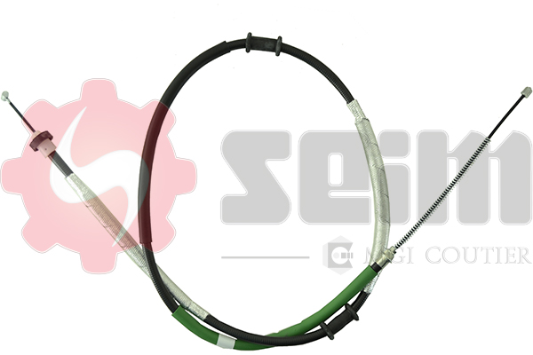 SEIM Håndbremsekabel 554097 bagved til højre for FIAT