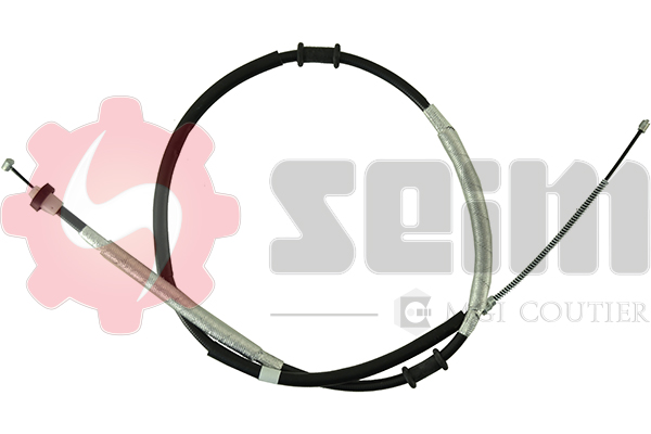 SEIM Håndbremsekabel 554098 bagved til højre for FIAT